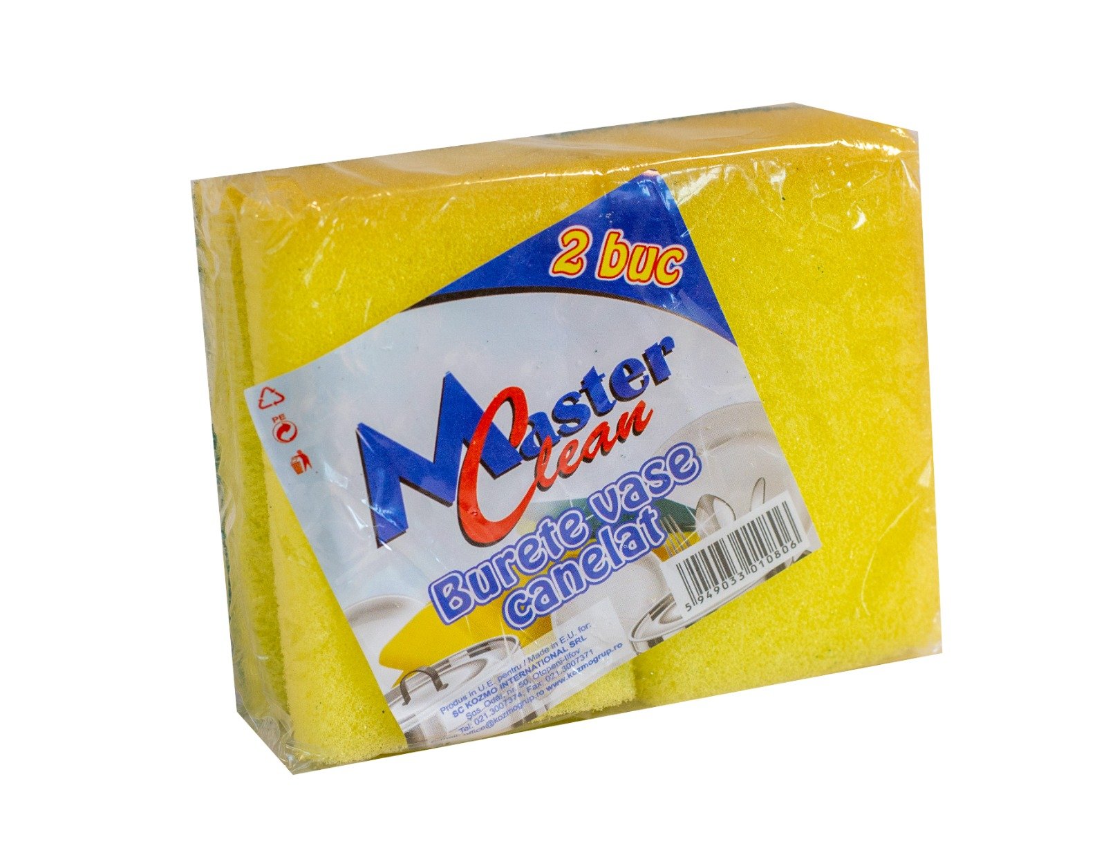 MASTER CLEAN Bureți de vase 2 buc