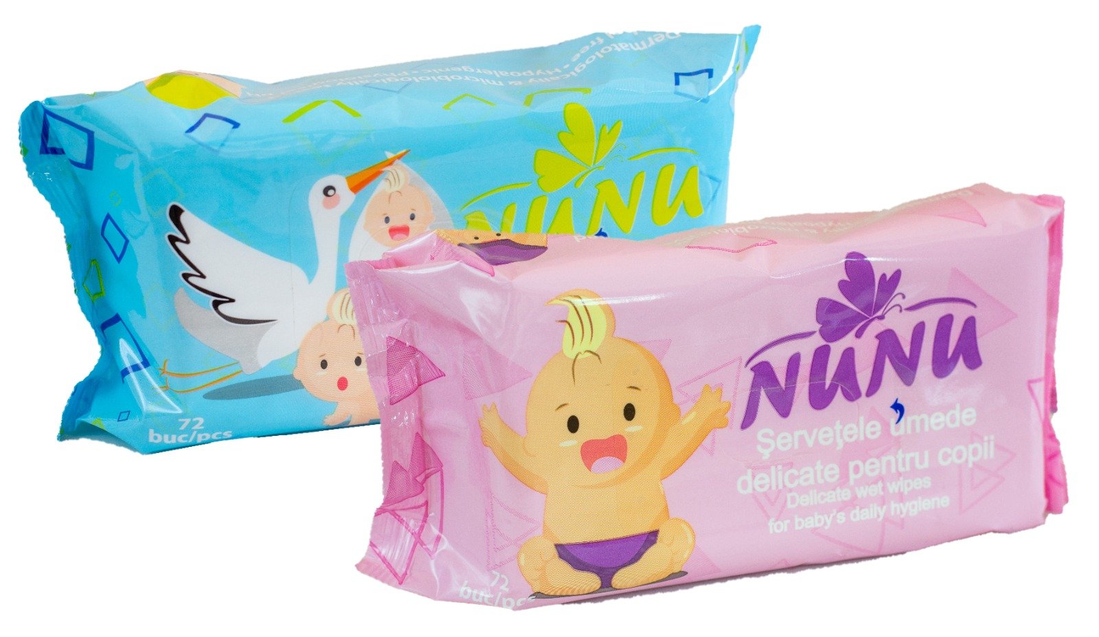 NUNU Șervețele antibacteriene copii