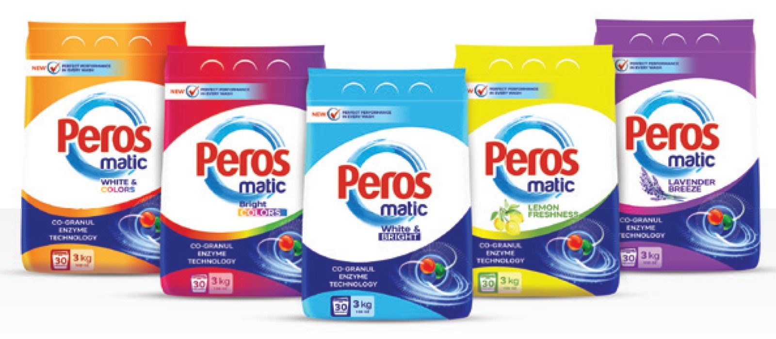 PEROS Matic – Detergent pudră automat 3 kg